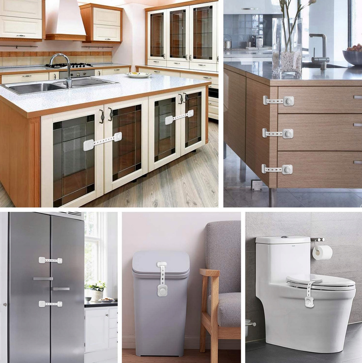 ZABEZPIECZENIA SZAFEK BLOKADY MEBLI SZUFLAD DRZWI ZABEZPIECZENIE trzyma + Marka inna marka