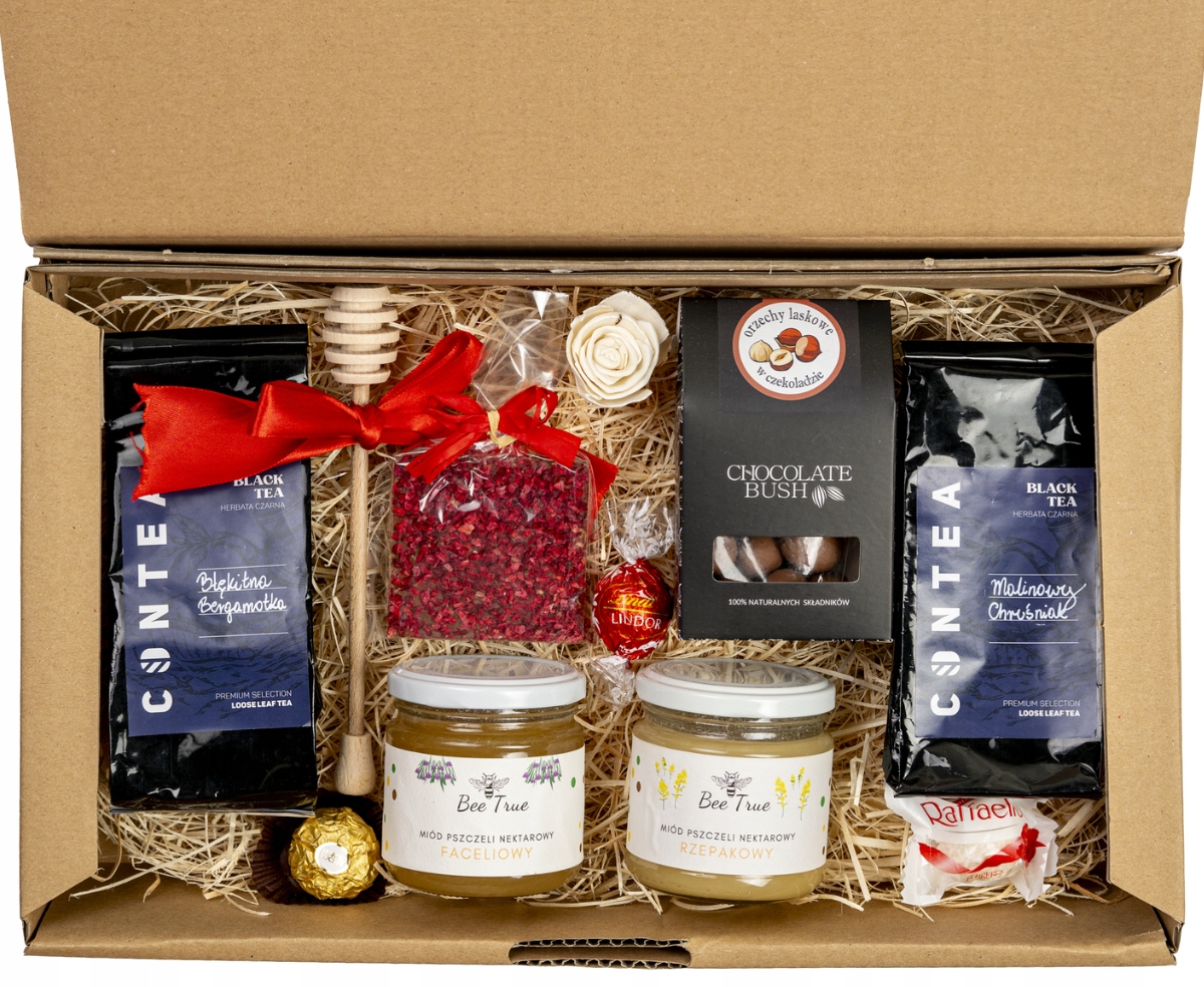 Dárková Sada Craft Box XL: 2x čaj 2x med sladkosti#151