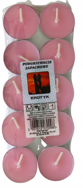 

Podgrzewacz Tealight Zapachowy Erotyk 10 Szt.
