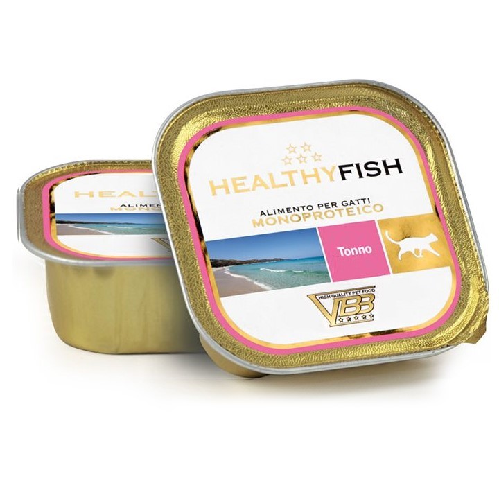 Levně 8X Healthy Meat krmivo pro kočky Bílý tuňák Monoprotein 90 g