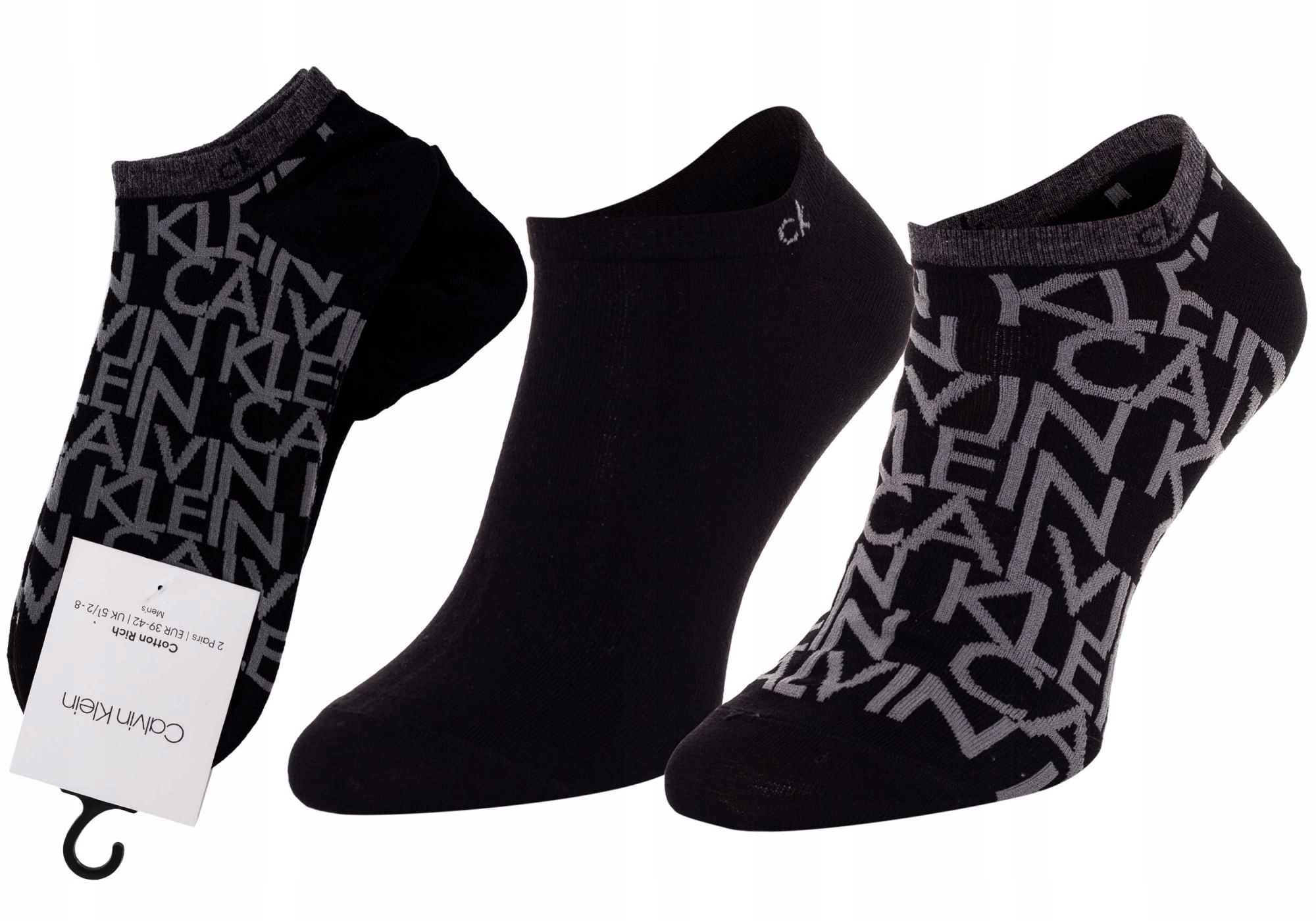 

Calvin Klein Skarpety Skarpetki Stopki 2P R: 43-46