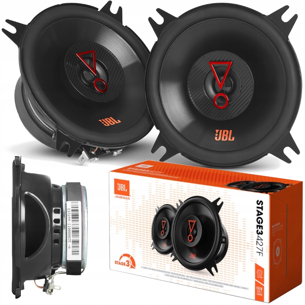 Głośniki samochodowe Jbl Stage3 427F 100 mm 150W 3 Ohm 2-drożne
