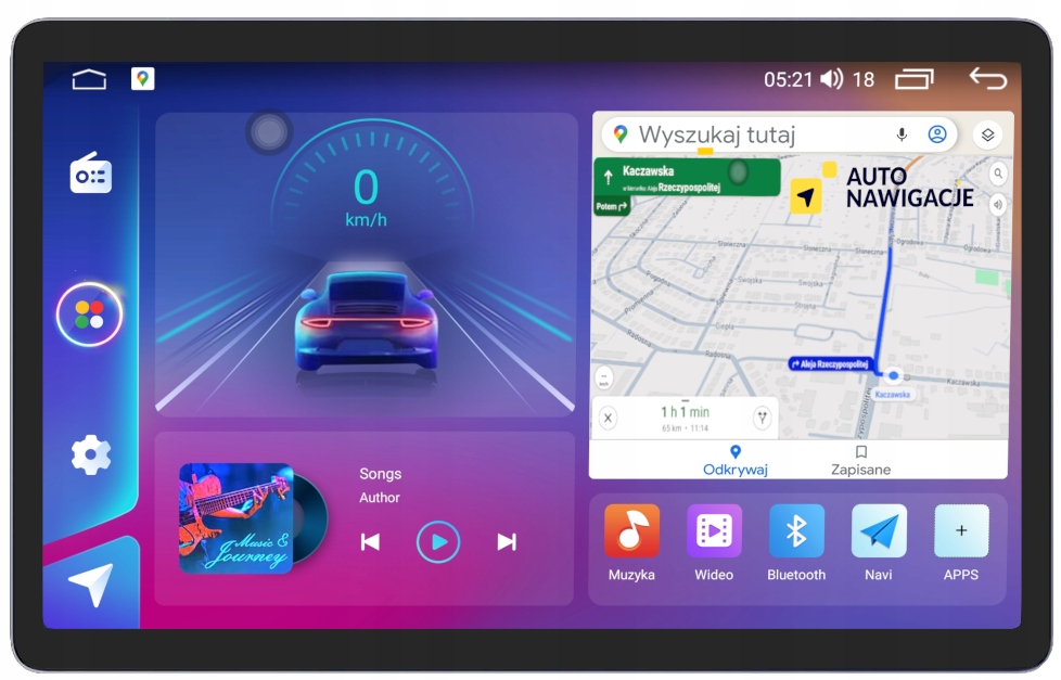 Radio Nawigacja Gps Peugeot Partner II 2008-2018 Android 11,5 Cala