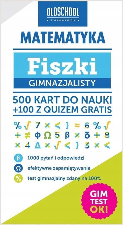 Matematyka. Fiszki gimnazjalisty Inga Linder-Kopiecka
