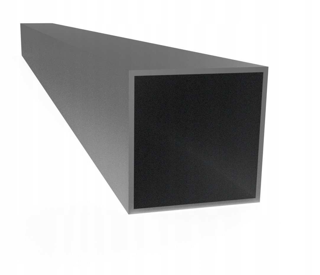 Rura kwadratowa aluminiowa 80x80x3 slupek ogrodzeniowy 140 cm