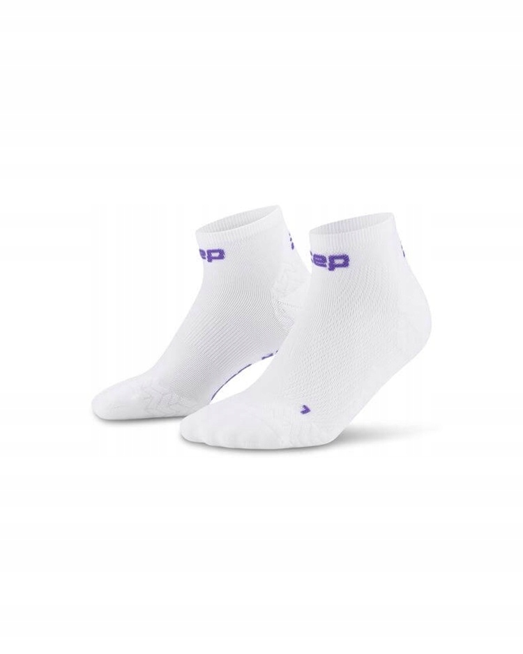 Cep Skarpety Kompresyjne low-cut Core Run Ultralight męskie białe L