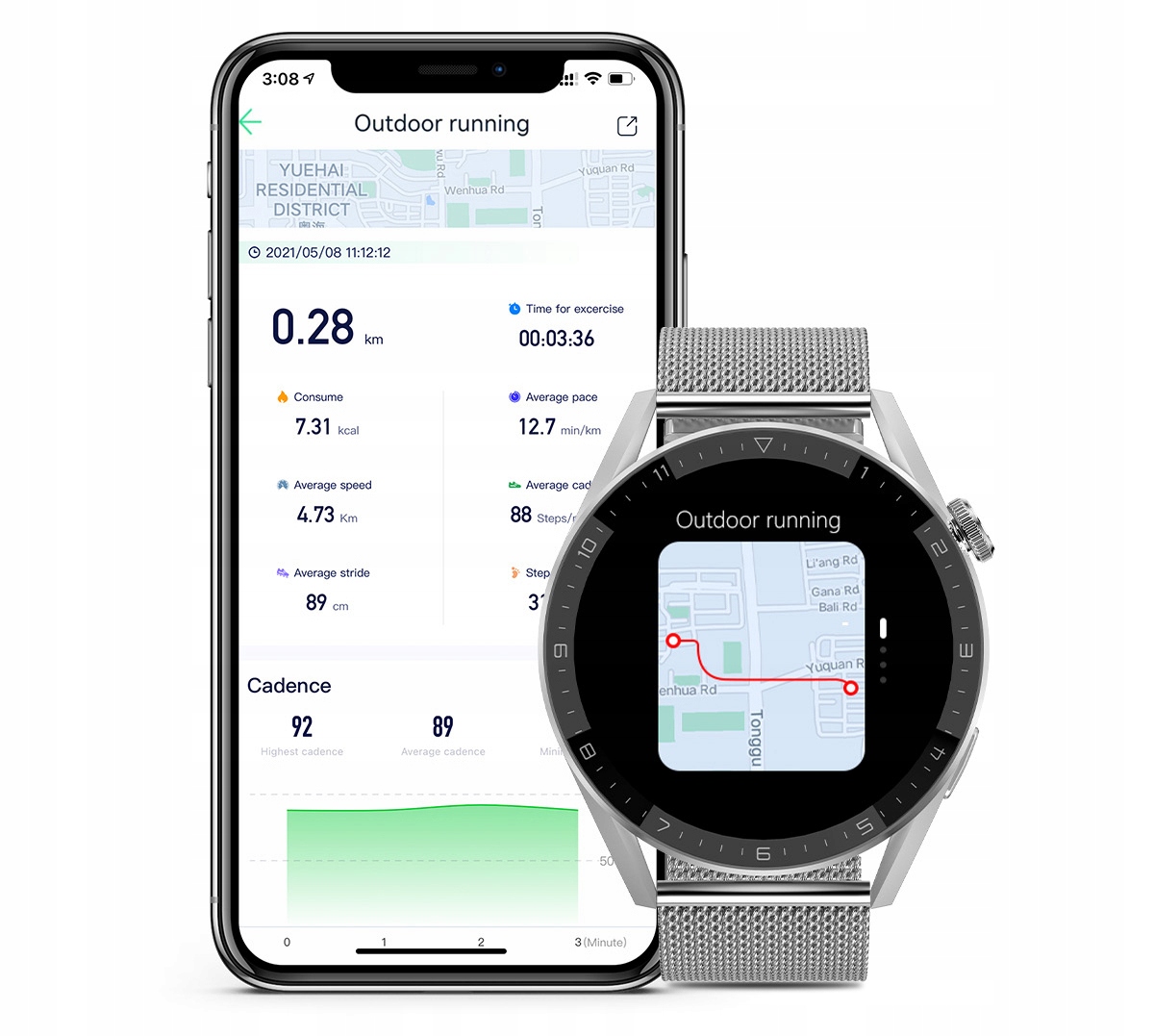 ZEGAREK SMARTWATCH DT3 MĘSKI I DAMSKI CALL 2 PASKI Kompatybilność systemowa Android iOS