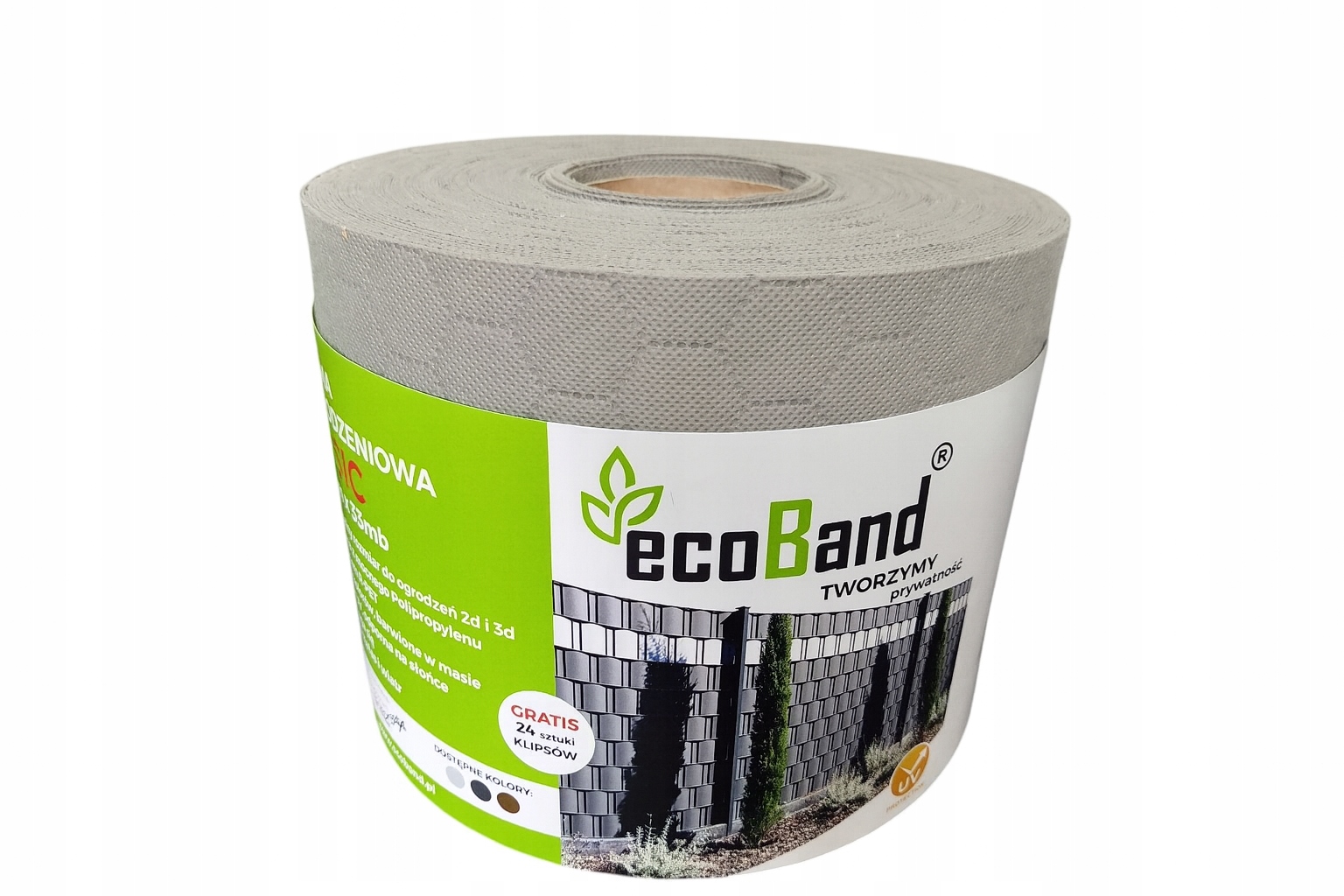 Stínící panelové pásy Luxome ecoBand Šedá Světlá 19,3x48mb klipsy
