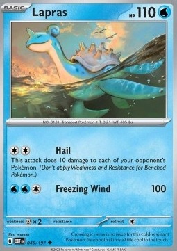 Karty Pokemon (obf 045) Lapras