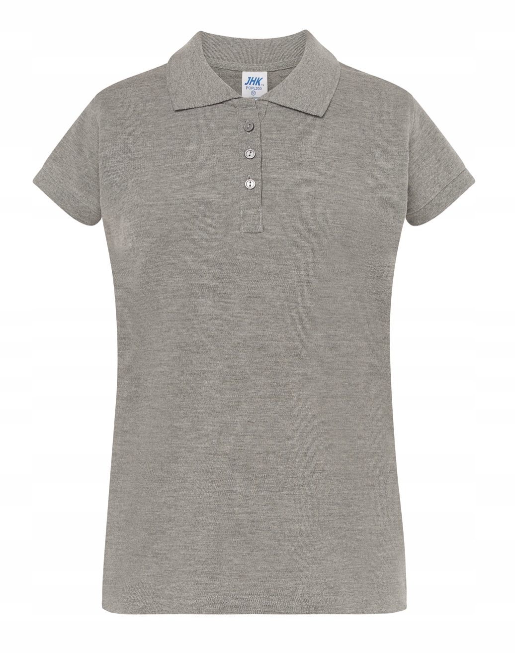 

Koszulka Polo - Szara, damska, bawełna, Roz XL