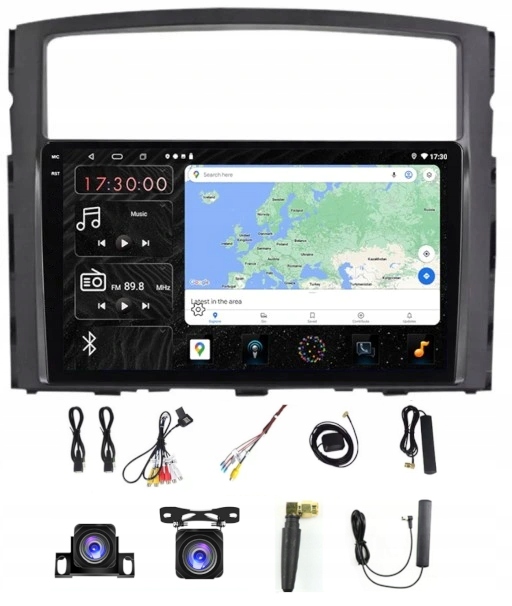 Rádio Navigácia Android Carplay Bt Mitsubishi Pajero 2006-2014 4GB 64GB Sim