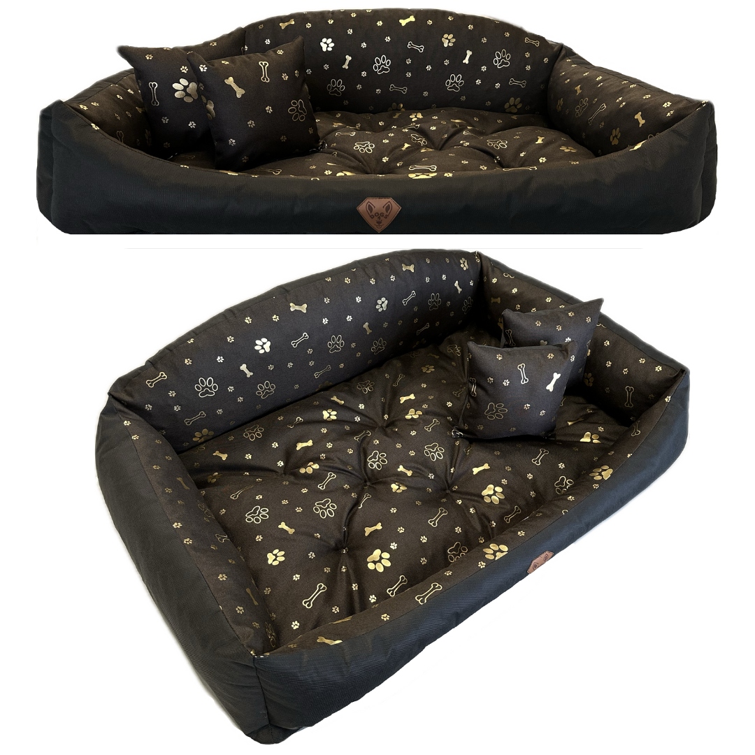 Duże wytrzymałe posłanie Legowisko Dla Psa 115x95 Dogs4life Shell ozdobne