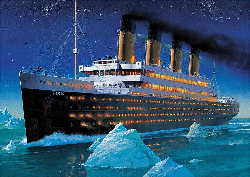 

Puzzle 1000 El Titanic Statek Woda Trefl 10080