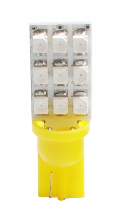 

2x Żarówka W5W T10 R10 12V Led Żółta M-Tech LB021Y
