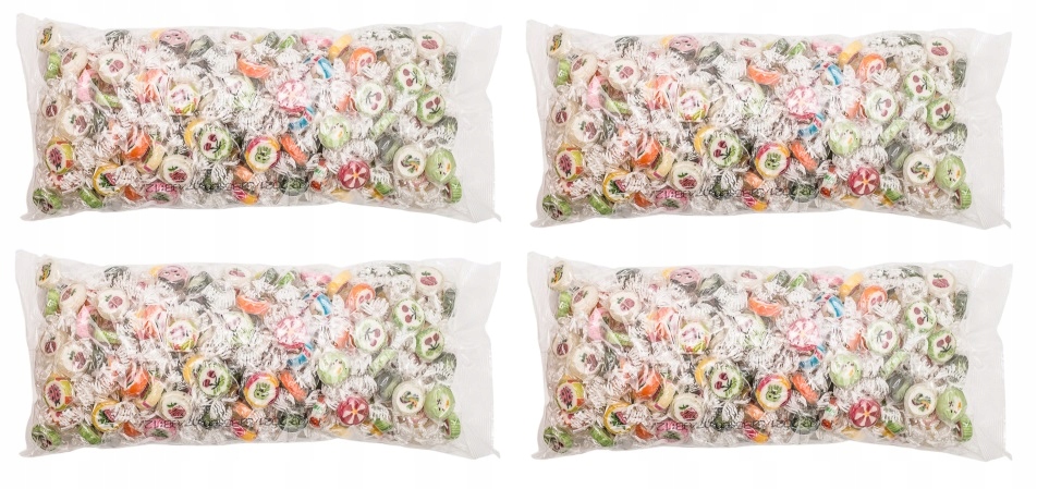 Levně 4 x 1 kg Figaro Welcome Doxy Roxy Bonbóny Barevné Kartonové