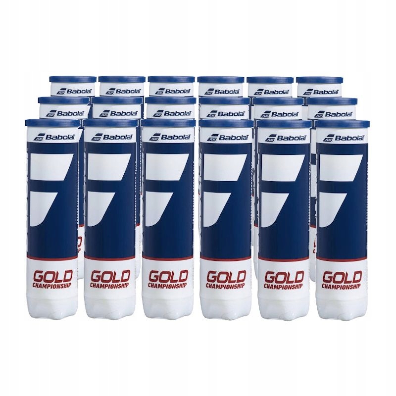 Tenisové míčky Babolat Gold Championship Karton 18 x 4 ks