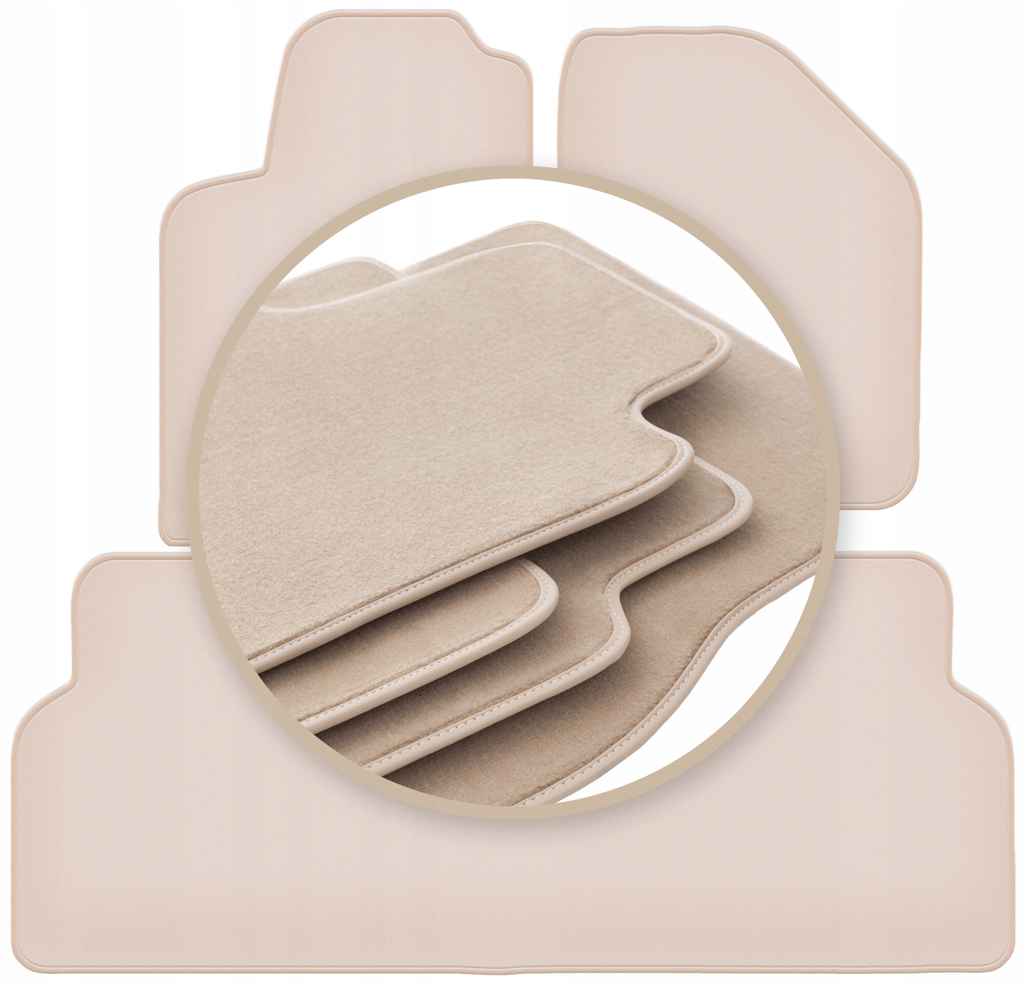 Velúrové koberčeky 10 mm Premium pre: Renault Scenic I minivan 1996-2003