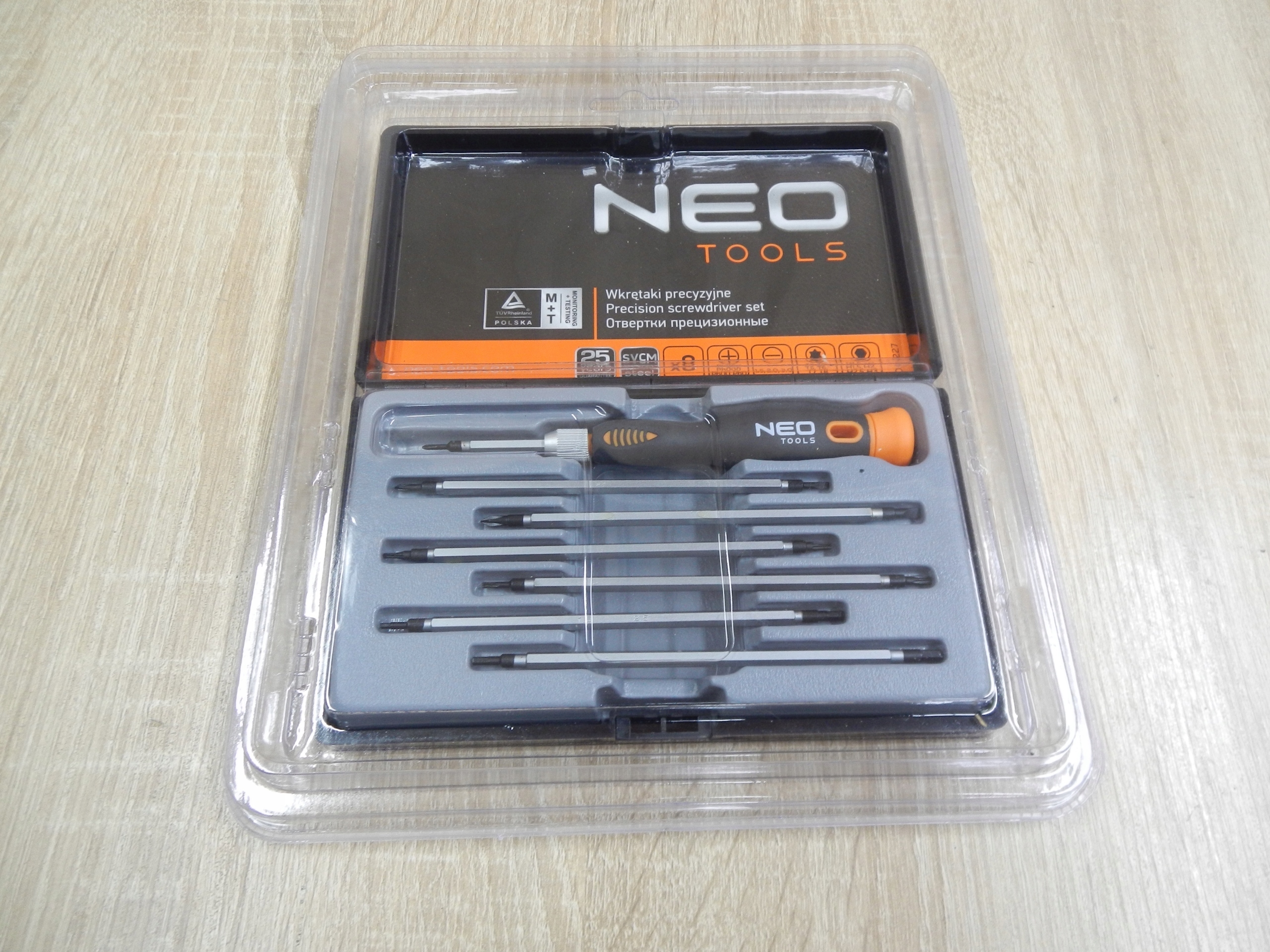 Wkrętaki Precyzyjne MAGNETYCZNE Śrubokręt 8szt NEO Marka Neo Tools