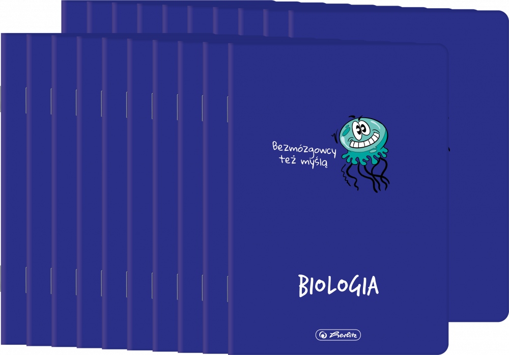 Zeszyt do biologii A5 w kratkę przedmiotowy Herlitz Eco 60 kartek x20