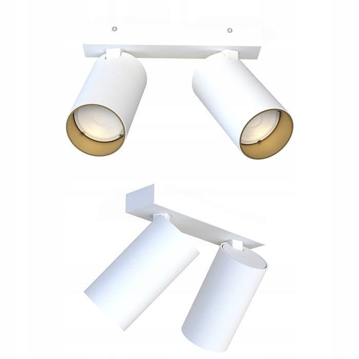 Spot stropní svítidlo Mono II bílo-zlatá reflektorová GU10 7774 Nowodvorski