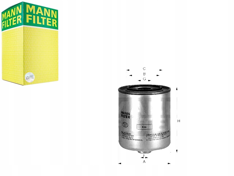 Mann-filter Palivový Filtr 84278636 84249720 8424972