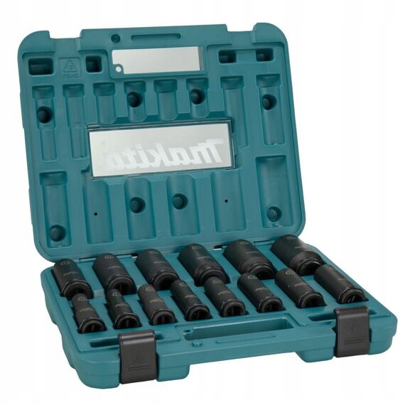 Makita E-16586 sada nástrčných hlavíc 1/2", Impact Black, 10-32mm, priemysl