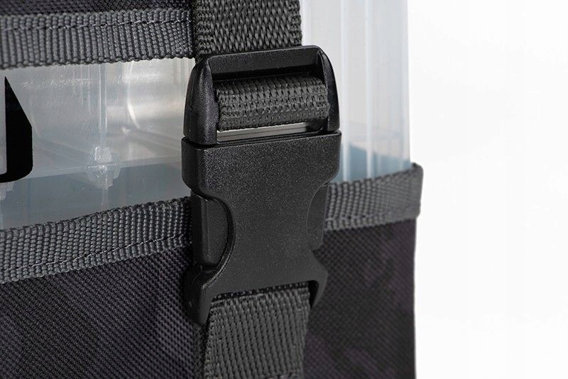 Torba Fox Rage Voyager Camo Stack Pack L Rozmiar: Large (L) Kolor dominujący odcienie szarości i srebra