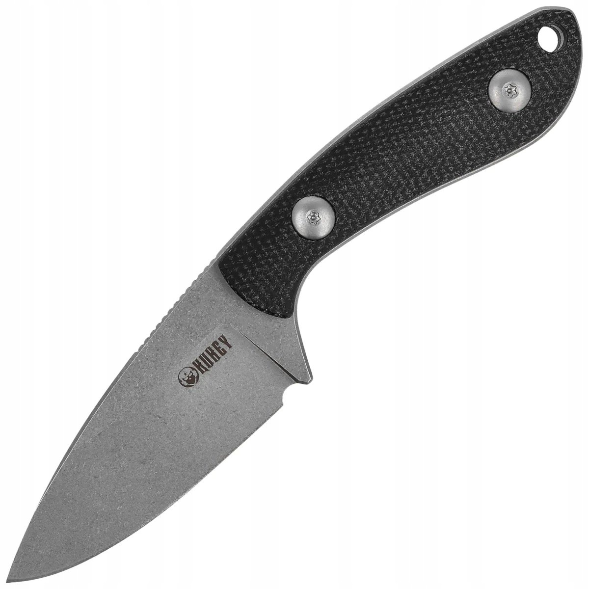 Nůž Kubey Bloom Black Coarse Micarta, Beadblasted 14C28N by (KU411A)