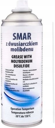 

Smar Z Dwusiarczkiem Molibdenu Aerozol 400ml
