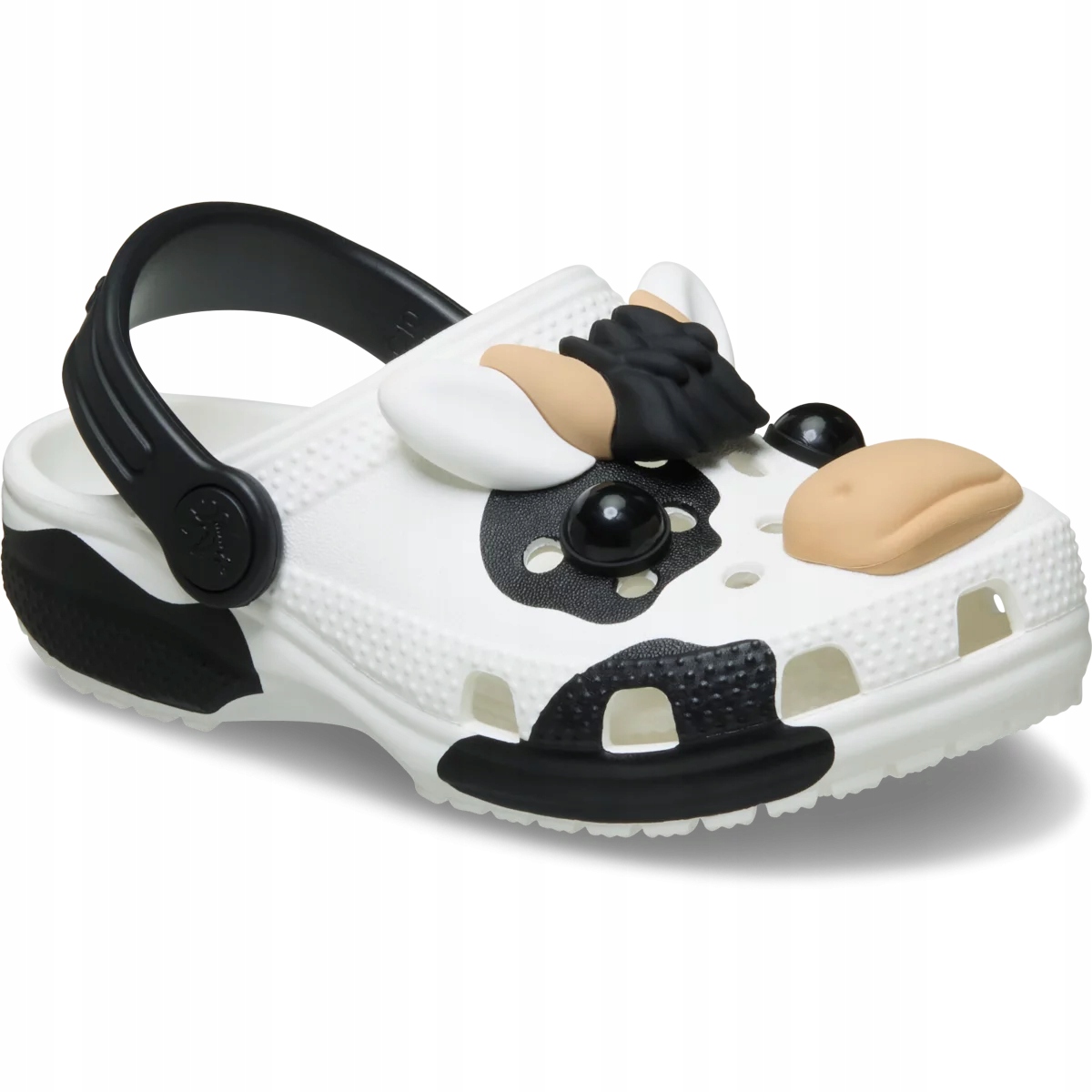 Crocs Dziecięce Lekkie Buty Chodaki Klapki Classic Iam Cow Glow Clog 25-26