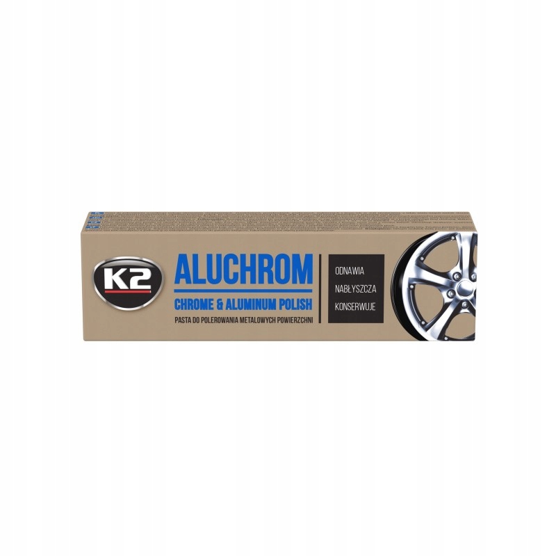 K2 Aluchrom Pasta Do Felg Chromu I Aluminium 120g