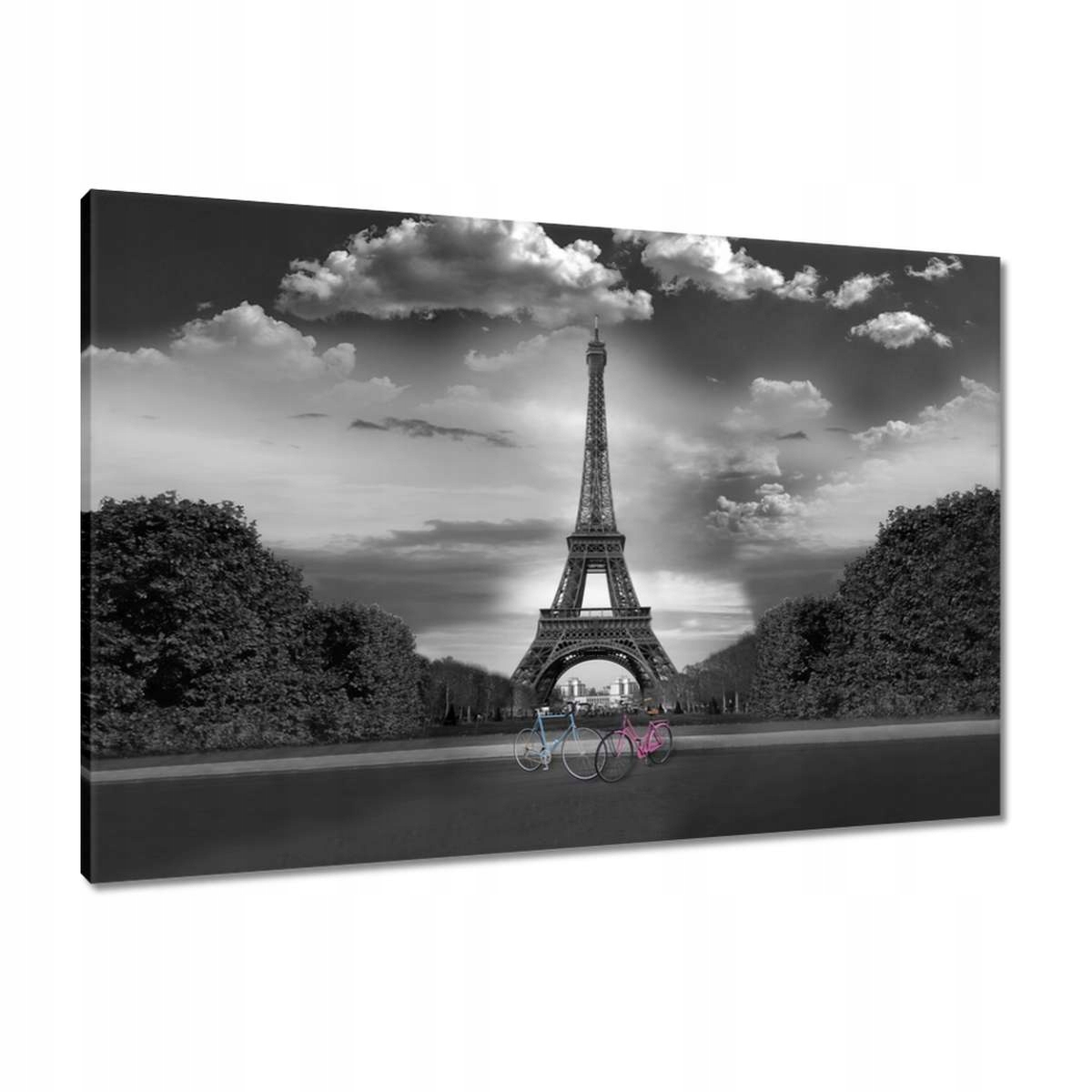 Obrazy 90x60 Kolo před Eiffelovou věží