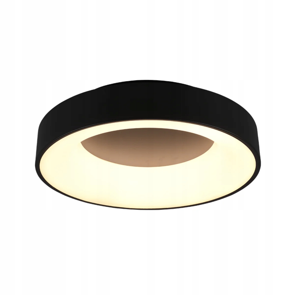 Stropná lampa okrúhla Led stropné svietidlo čierna Trio