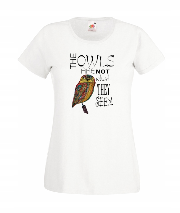 

XL Koszulka Damska Twin Peaks Cooper Kawa Wzory