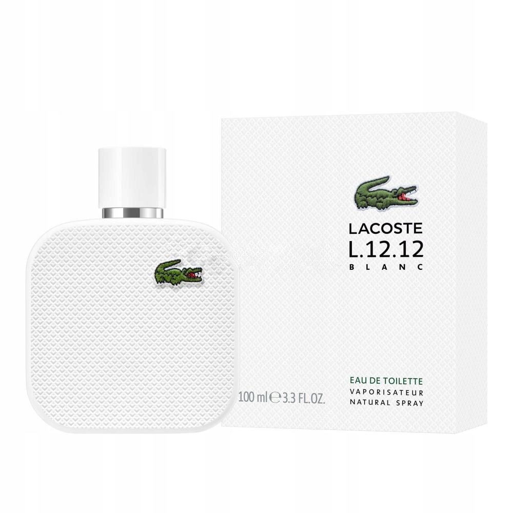 Perfumy Męskie Lacoste L.12.12 Blanc 100 Ml