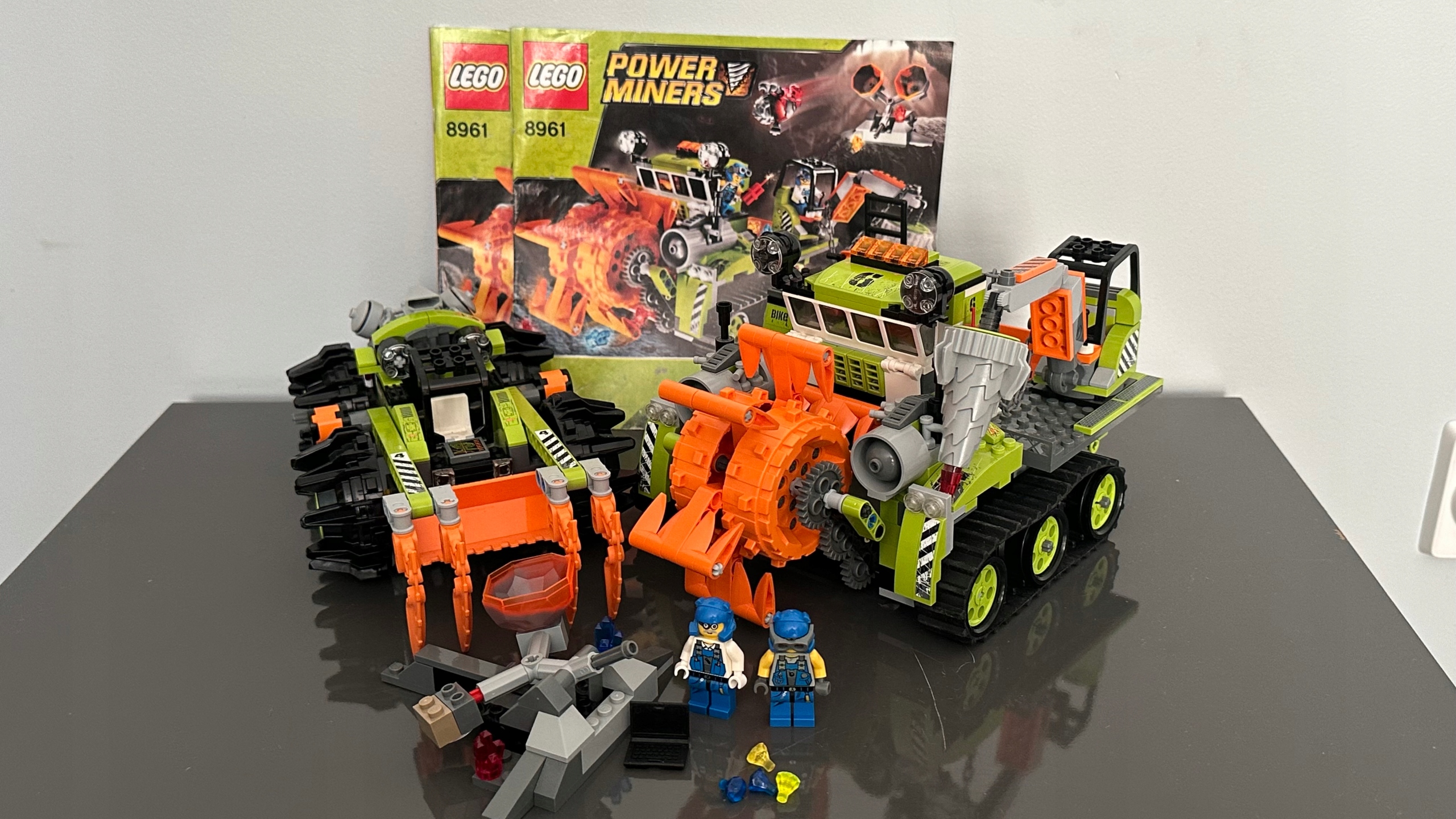 LEGO POWER MINER 8961 CRYSTAL SWEEPER 8959 CLAW DIGGER