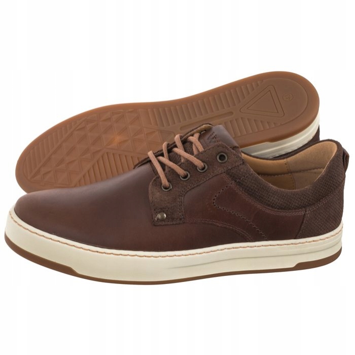 Pánské kožené polobotky Wojas Hnědé 10220-72