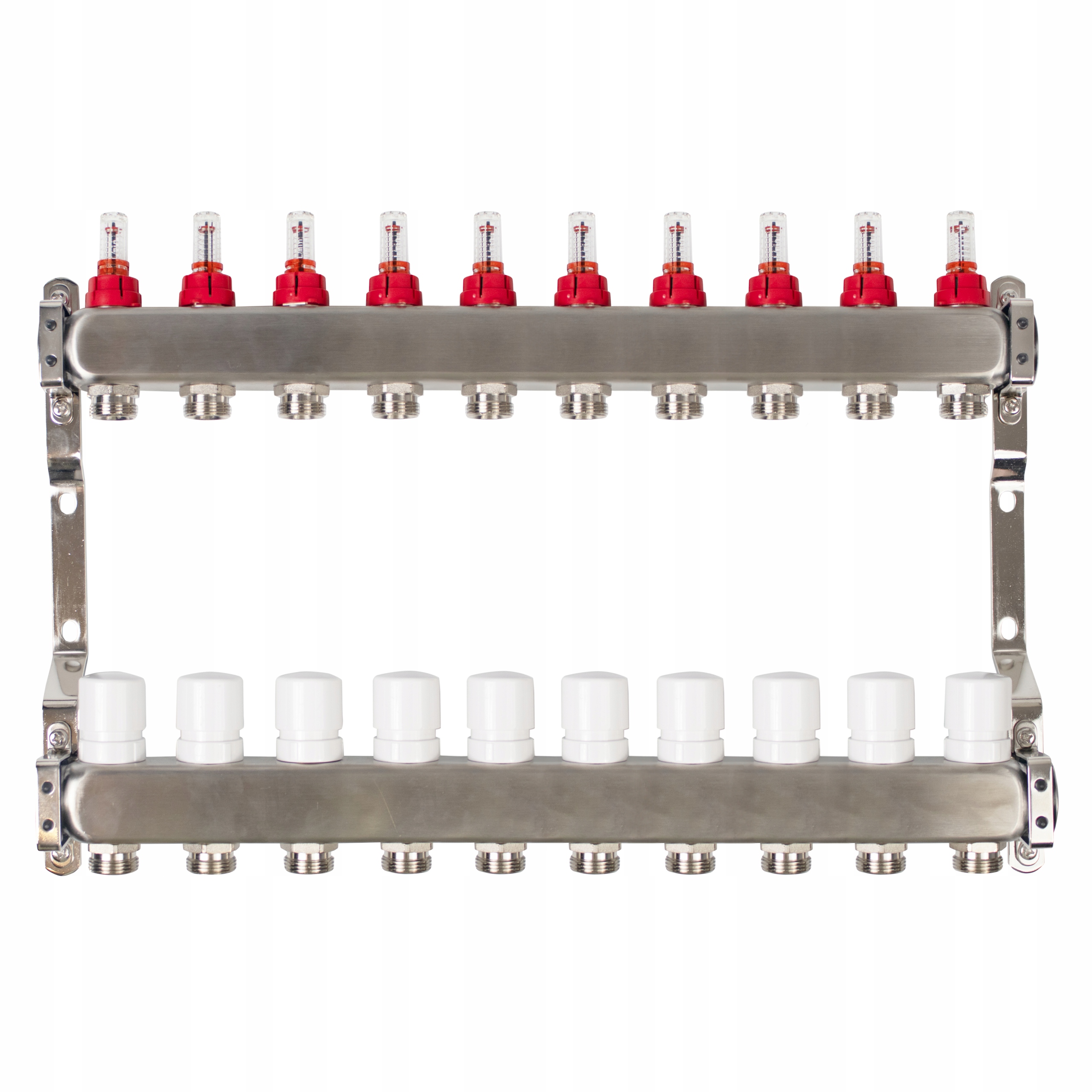 Rozdzielacz Inox nierdzewny do podłogówki 10