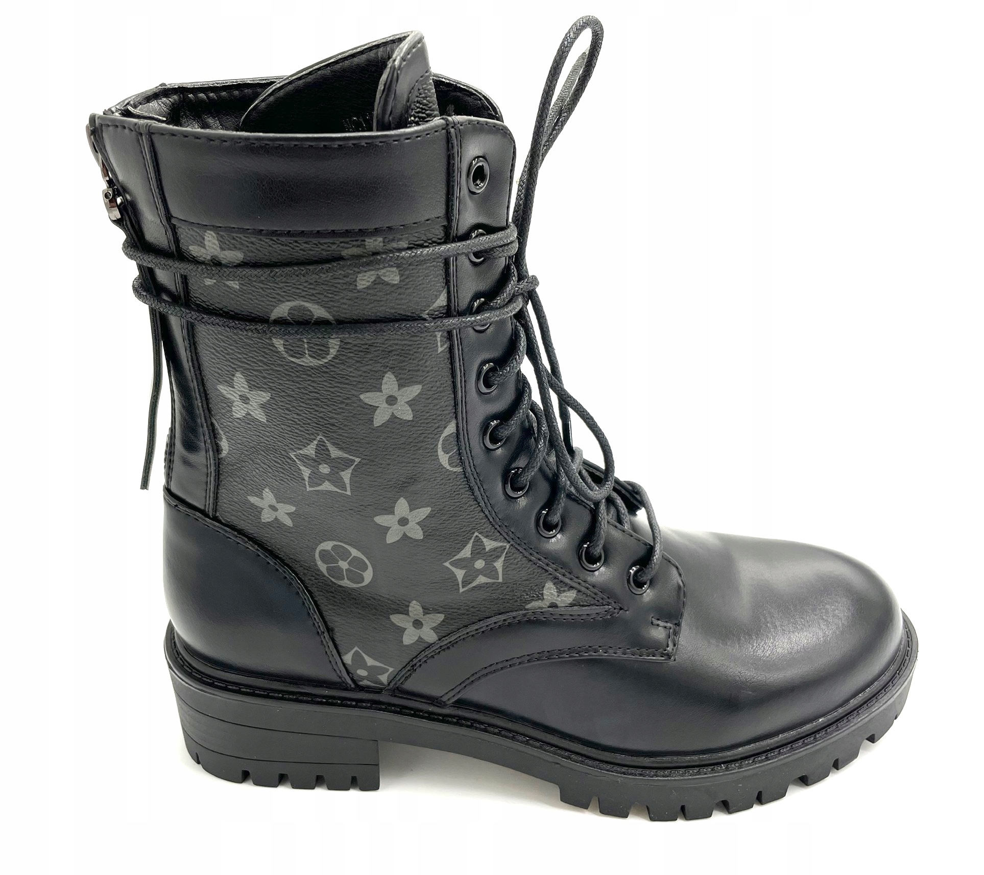 

Botki Damskie Workery Oficerki Trapery Czarne 39