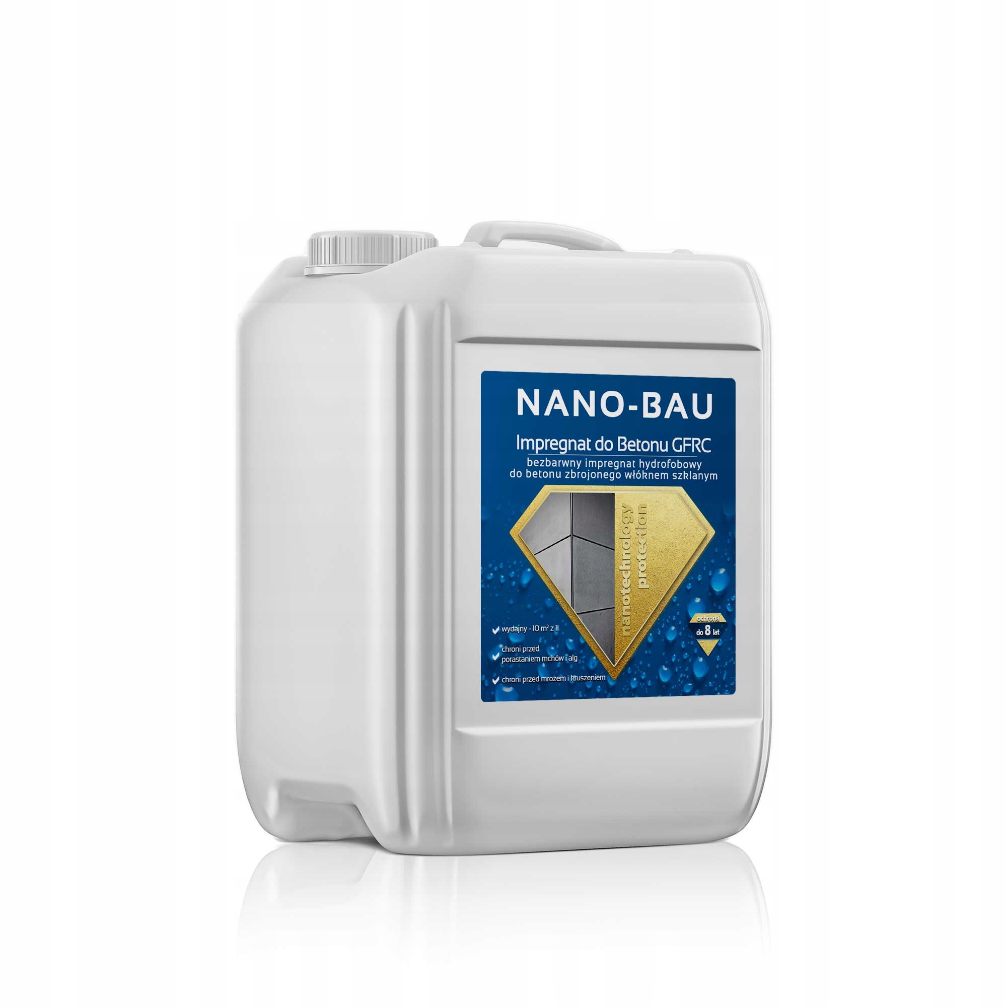 Nano-bau Beton Gfrc impregnace na betonu 10 litrů Chrání beton až 8 let
