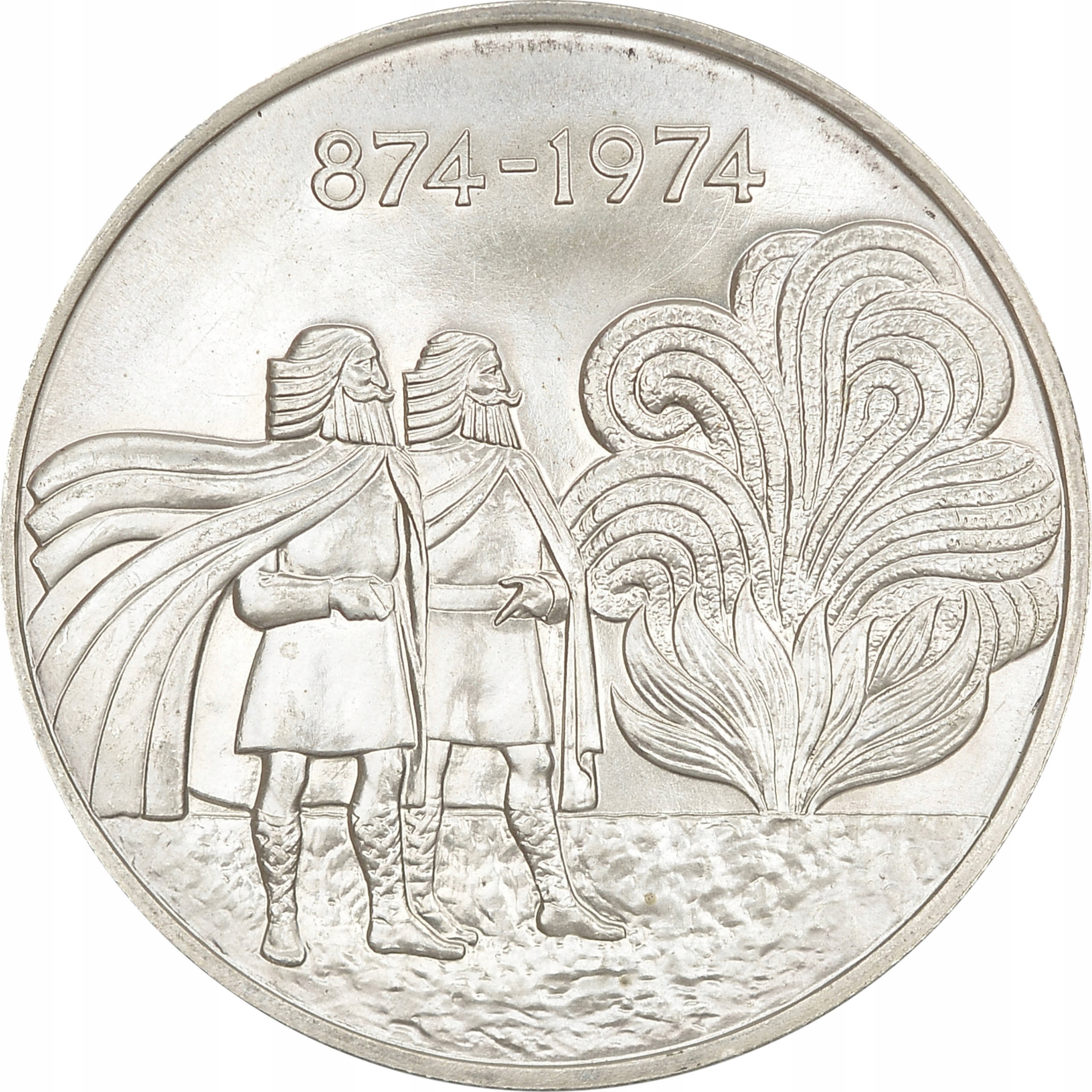 10.ISLANDIA, 1 000 KORON 1974 1100 L.OSADNICTWA