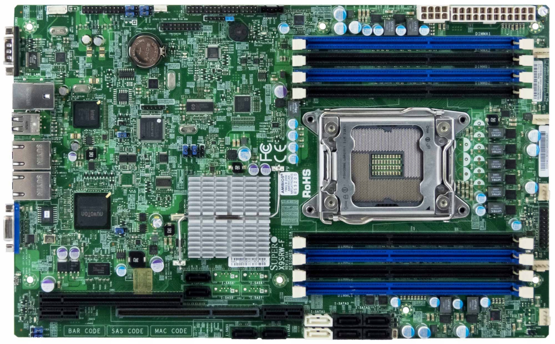 Supermicro X9SRW-F LGA2011 DR3