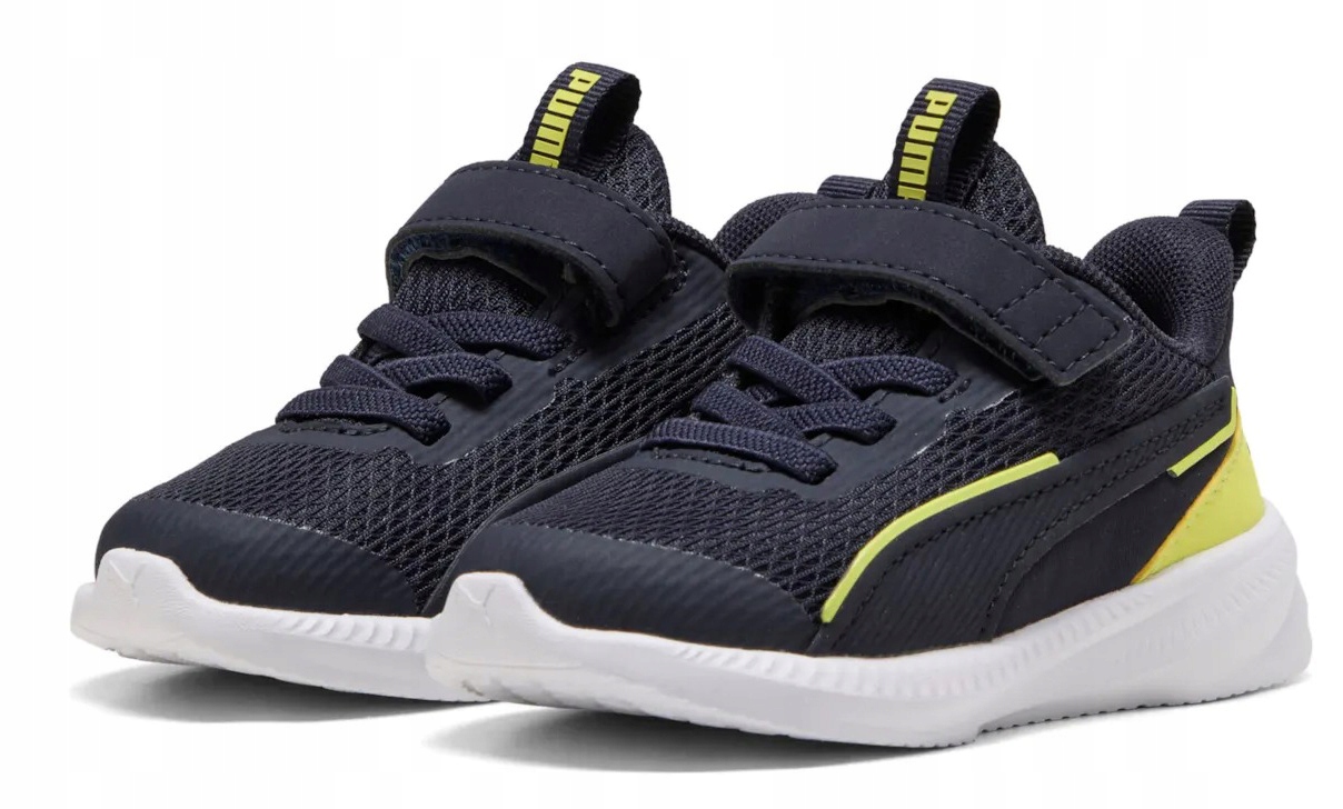 Puma buty dziecięce sportowe z siatki na rzepy lekkie Flyer 401528 02 r. 26