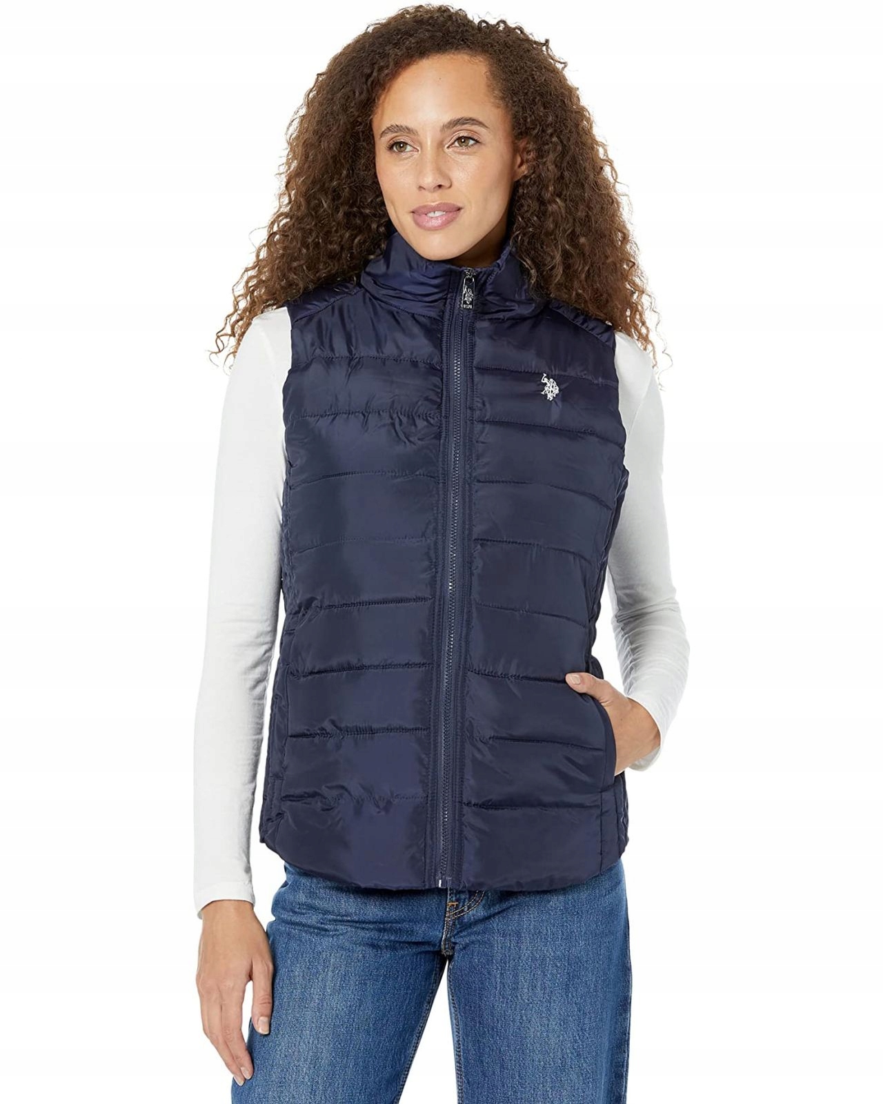 U.s. Polo Assn. dámská vesta Cozy tmavě modrá L