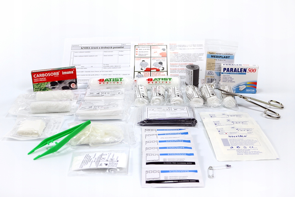 Traiva Autolékárnička, plastový obal, CZ Kod: 01882