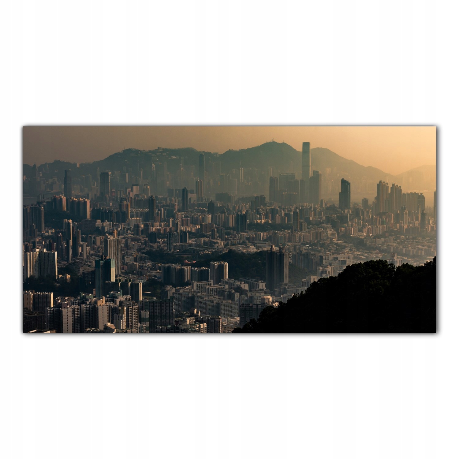 

Obraz na szkle Foto Hong Kong Zachód Słońca 140x70