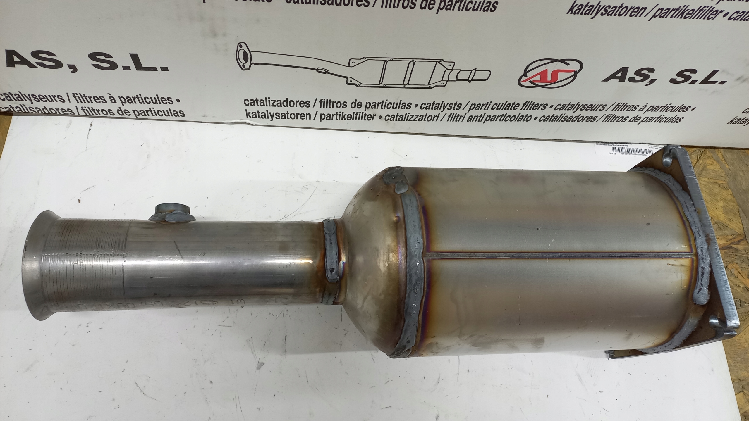 FILTR CZĄSTEK STAŁYCH DPF CITROEN C5 2.0 HDI 01-04 Producent części AS