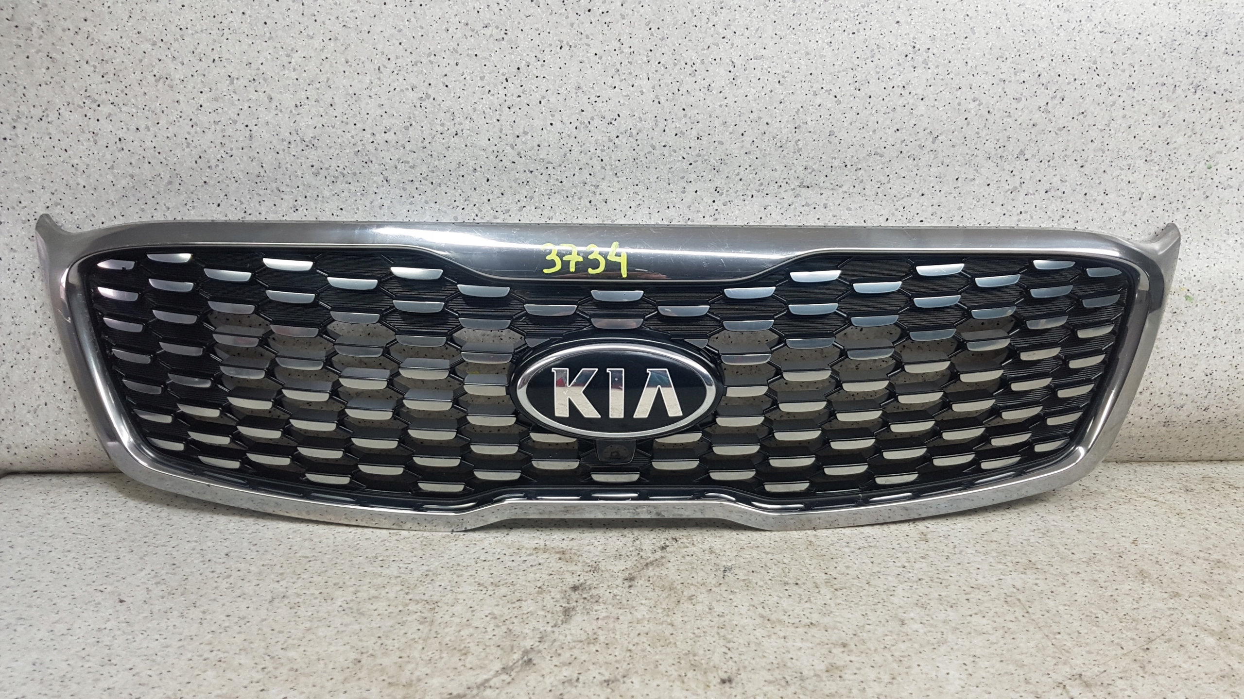 KIA SORENTO 3 III LIFT 2018 - front PREKLADgrill bumper front 3734
