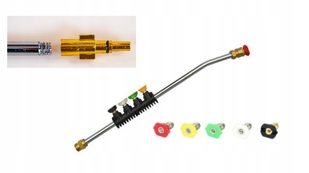 LANCA METALOWA 46 CM DYSZE DO MYJKI STANLEY