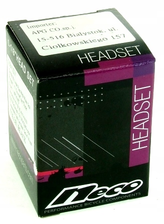 KOMPLET STERU NECO H841SW CZARNY 1-1/8"